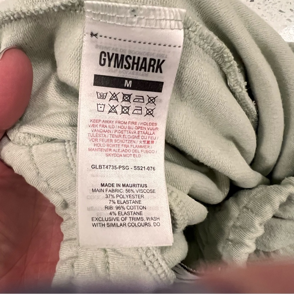 GYMSHARK Flex High Waisted Joggers Pistachio Green - Picture 12 of 15